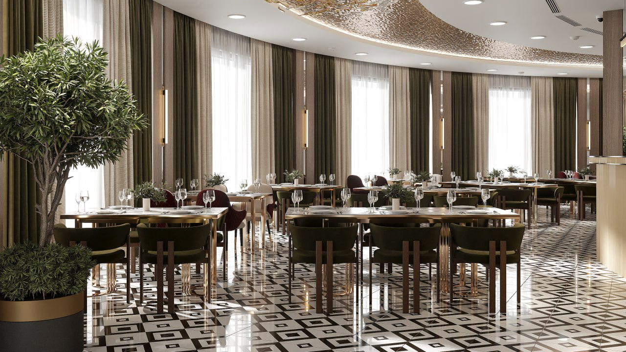 Ресторан – проект студии Yoldosh Loyiha